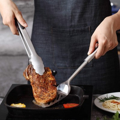 11-częściowy zestaw stalowych narzędzi kuchennych