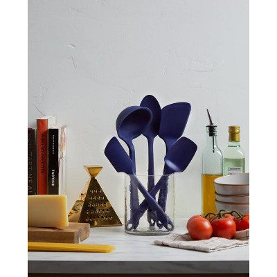 5-częściowy zestaw przyborów kuchennych, granatowy