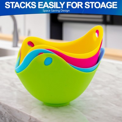 Silikonowe foremki do jajek 4 szt.