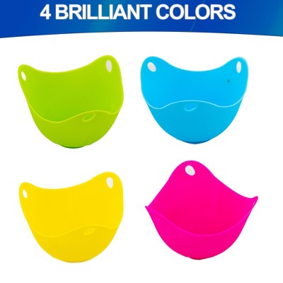 Silikonowe foremki do jajek 4 szt.